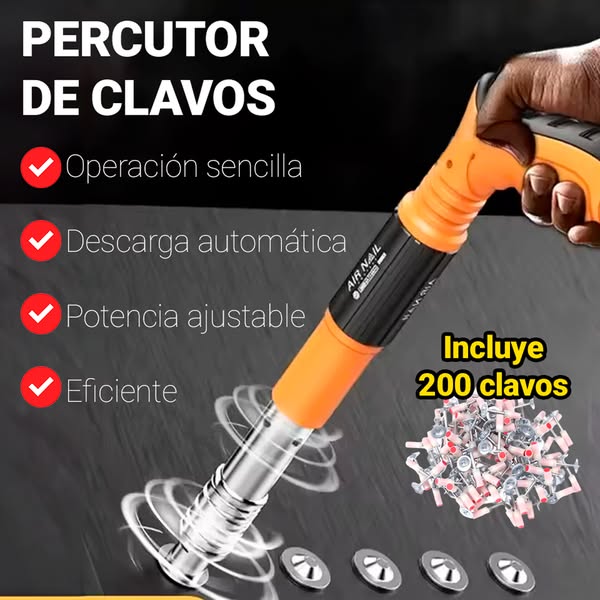 💥PROMOCIÓN💥Pistola Remachadora de Clavos + Estuche con Guantes+Gafas Protectoras+Clavos Regalo